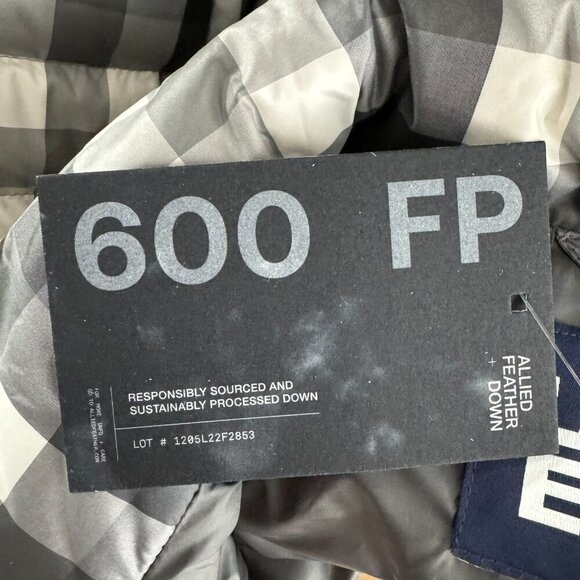 Lands' End Puffer Vest Womens Small Tall 600FP Down Plaid Full Zip NWT CJ-1807 - Picture 8 of 12